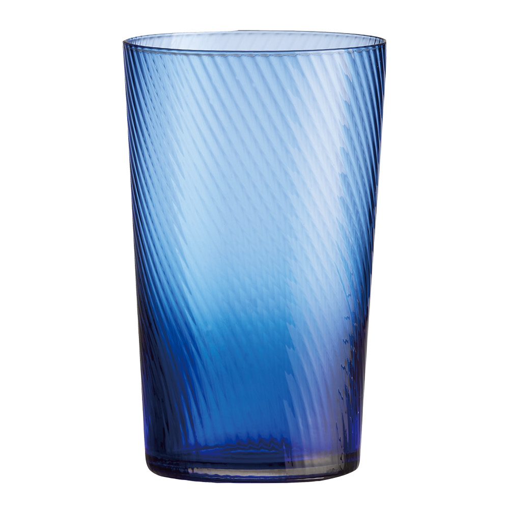Aida - Raw Unique Swirl Highball Lasi 45 cl Dark Blue
