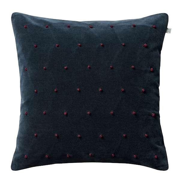 Roma kuddfodral sammet 50x50 cm Sea Blue/Ruby
