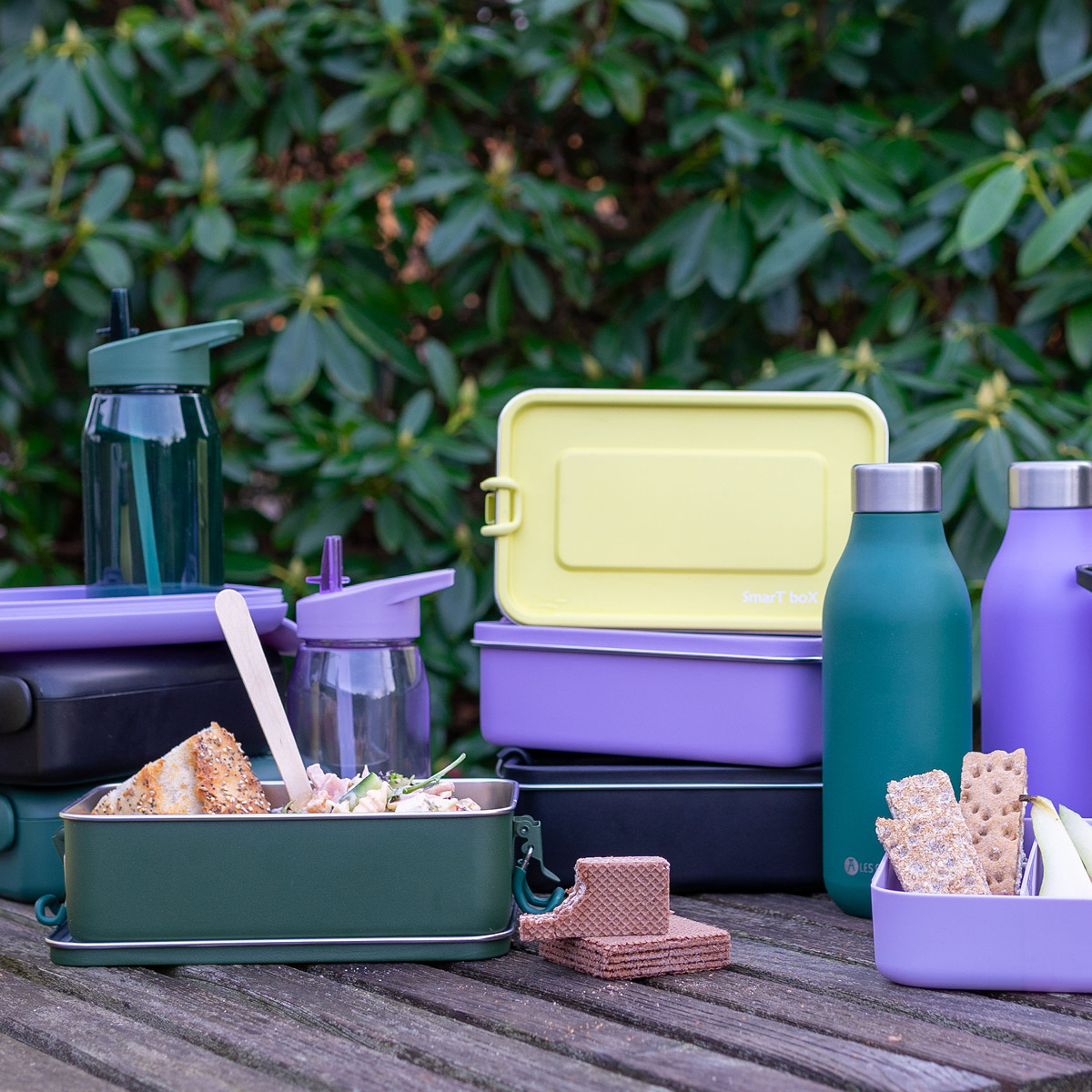 Modern House Smart box matboks 0,9L grønn