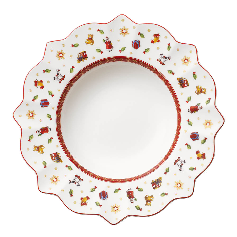 Villeroy & Boch Toy's Delight suppetallerken 26,4 cm rød/hvit