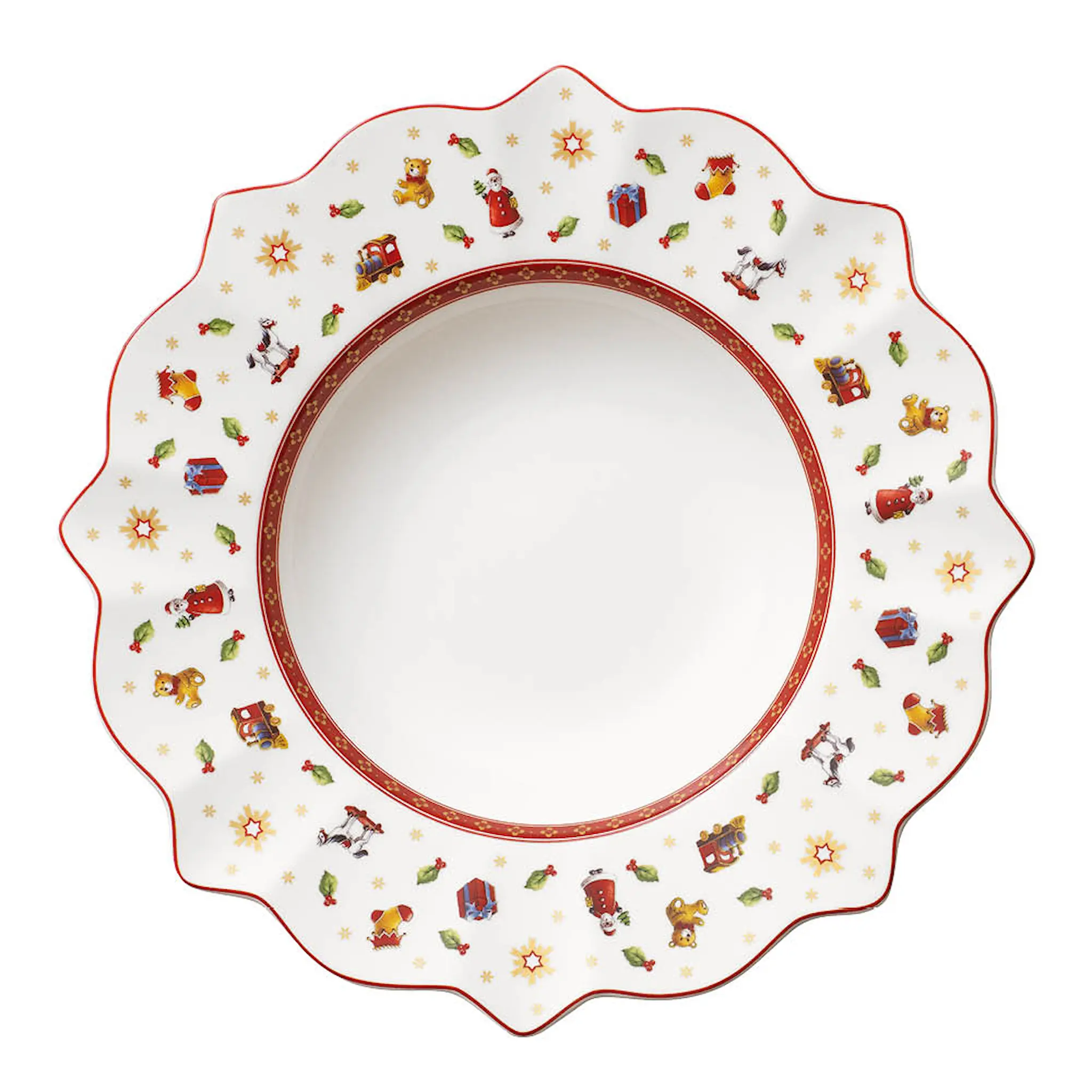 Villeroy & Boch Toy's Delight suppetallerken 26,4 cm rød/hvit