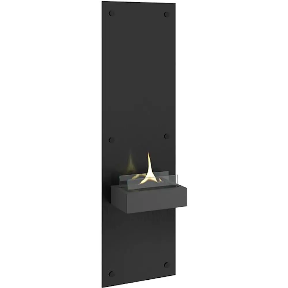 Alto 90 Seinään ripustettava takka Musta