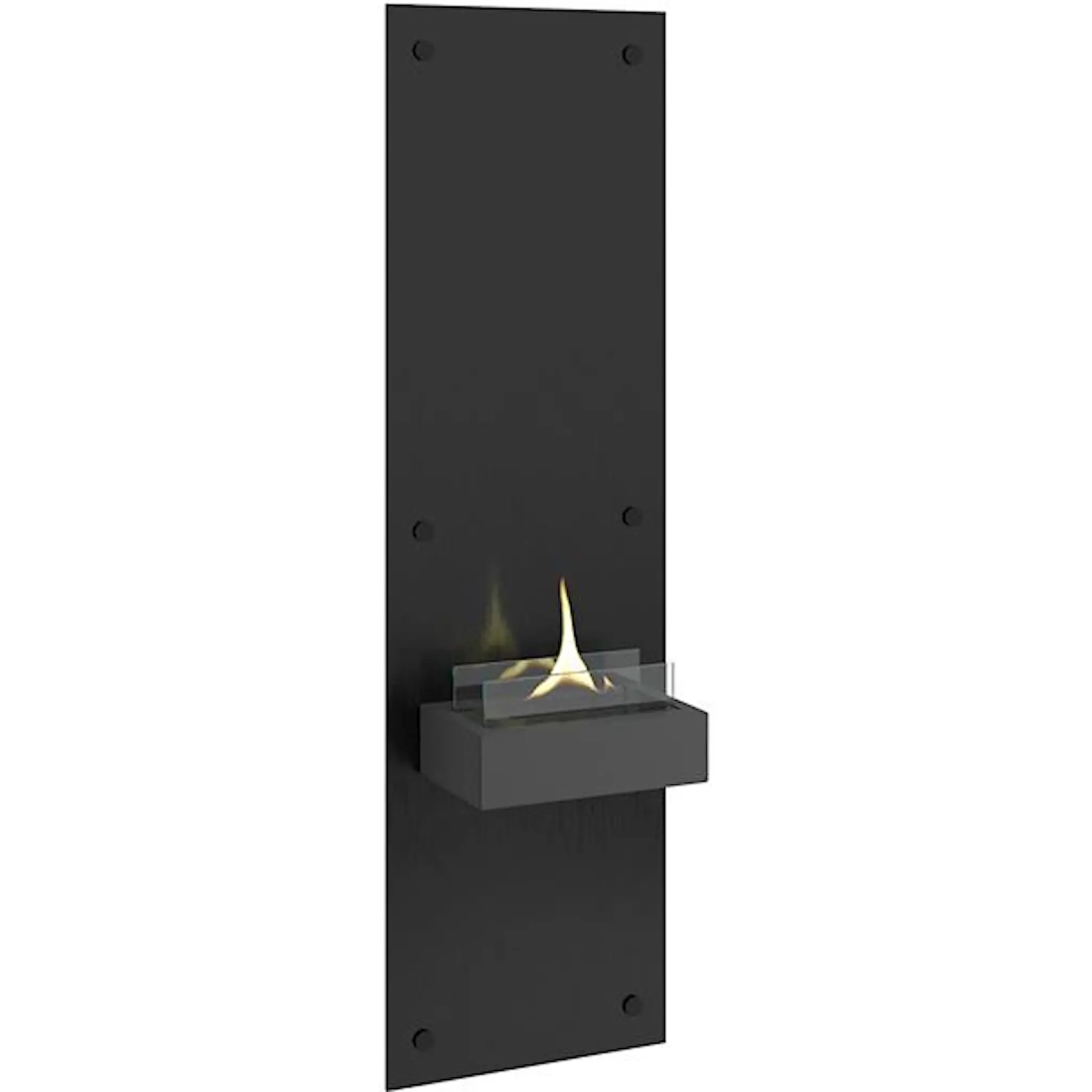 Tenderflame Alto 90 väggmonterad eldstad 0,5 L svart