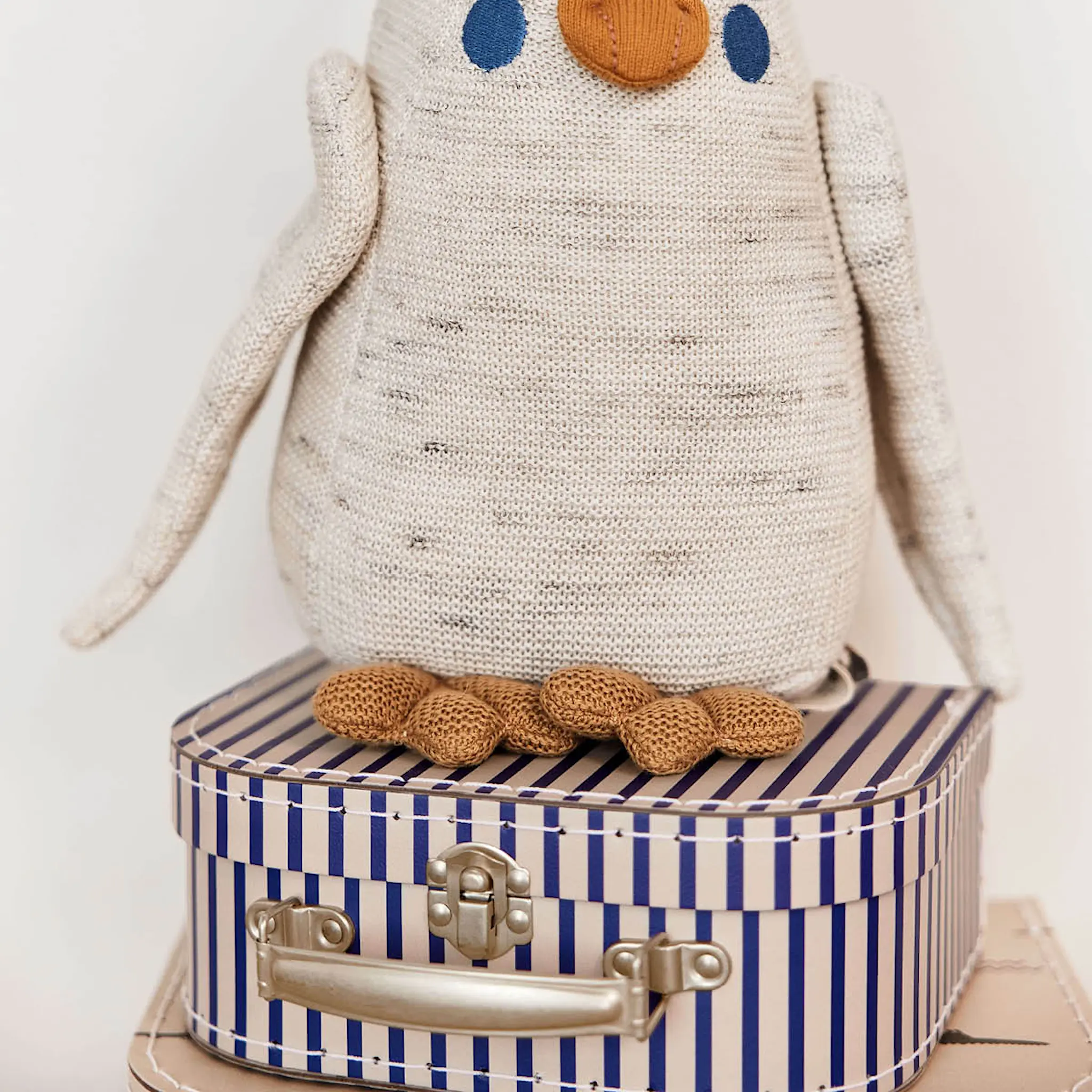 OYOY Barnväska 2 delar 25x18 cm Mini Krokodil & Randig