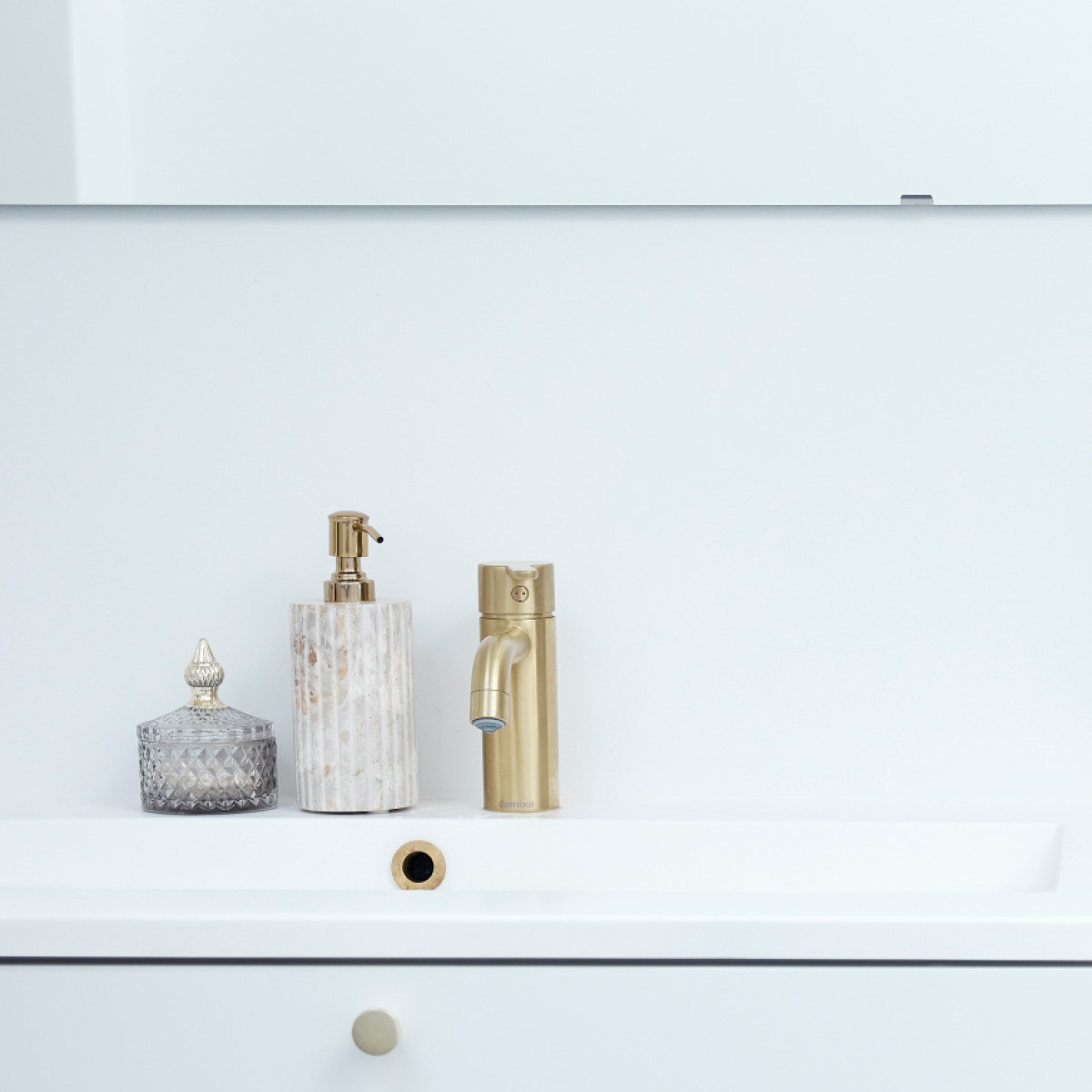 Lene Bjerre Miya burk 10,5 cm ljusgrå