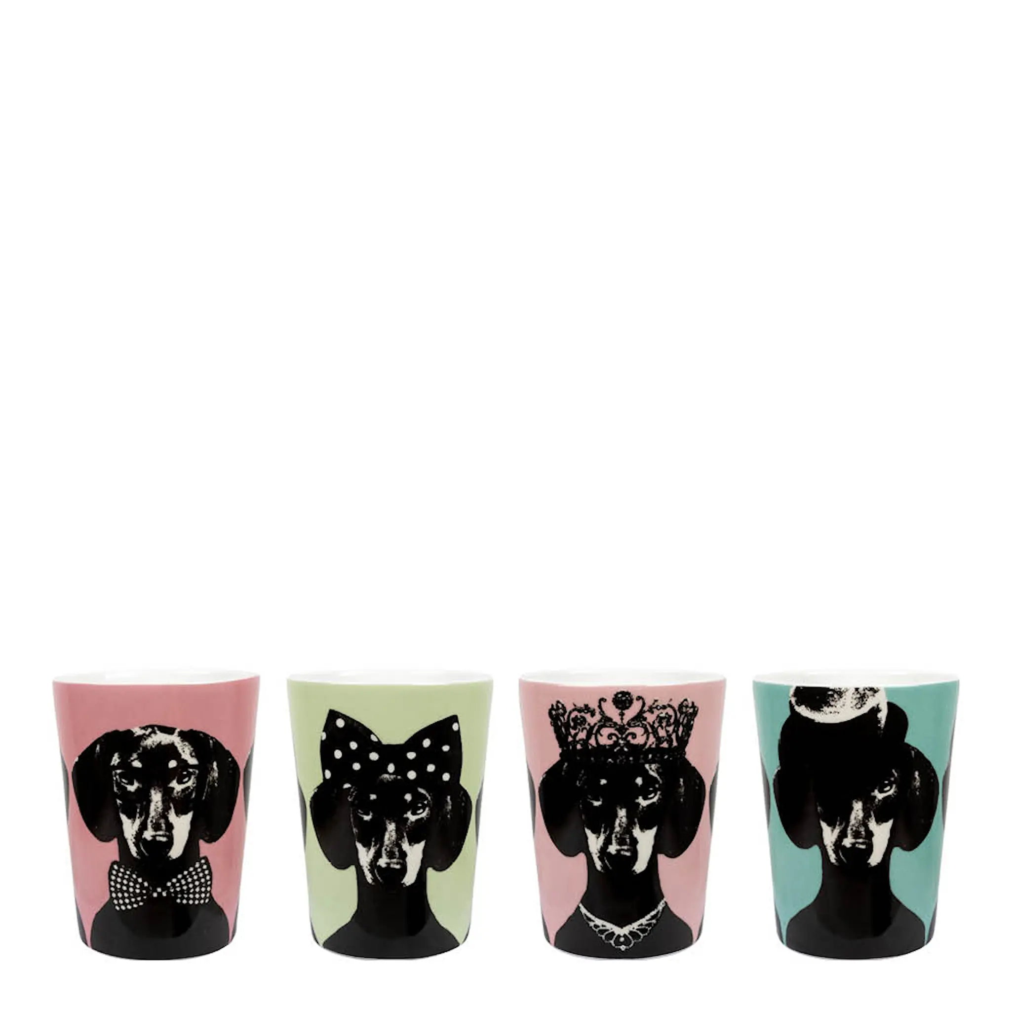 ICONCUPS Studio Lisa Bengtsson Tillsammans mugg 25 cl 4-pack