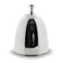 Sigrid äggkopp med kupa 10 cm silver