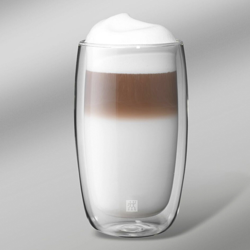 Zwilling Sorrento latte macchiato kopp 35 cl 2 stk klar