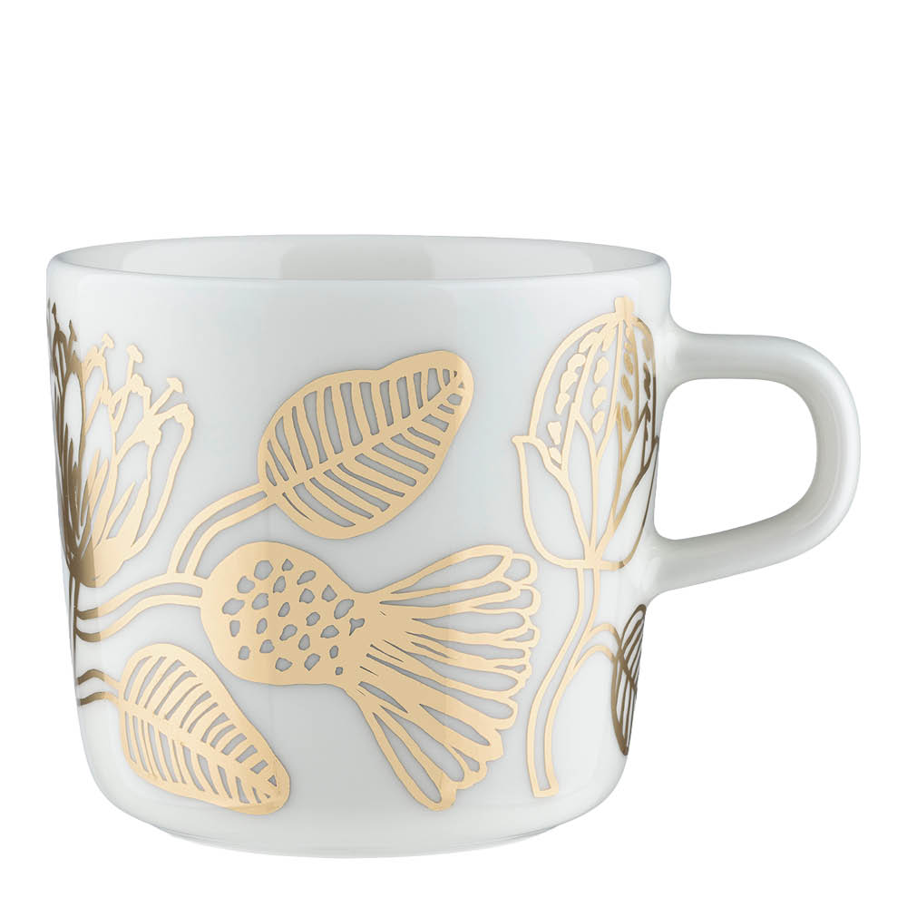 Marimekko - Oiva Tiara Kuppi 20 cl Valkoinen/Kulta