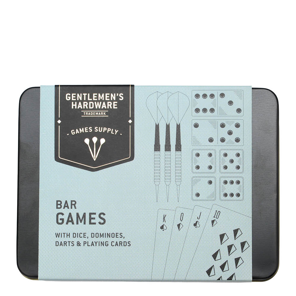 Gentlemen's Hardware - Baaripeli metallirasiassa Musta/Sininen