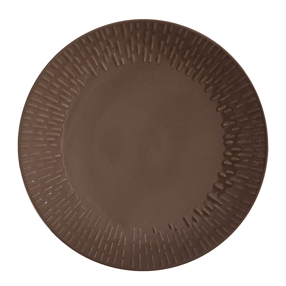 Aida - Life in colour - Confetti Lautanen 24 cm Chocolate