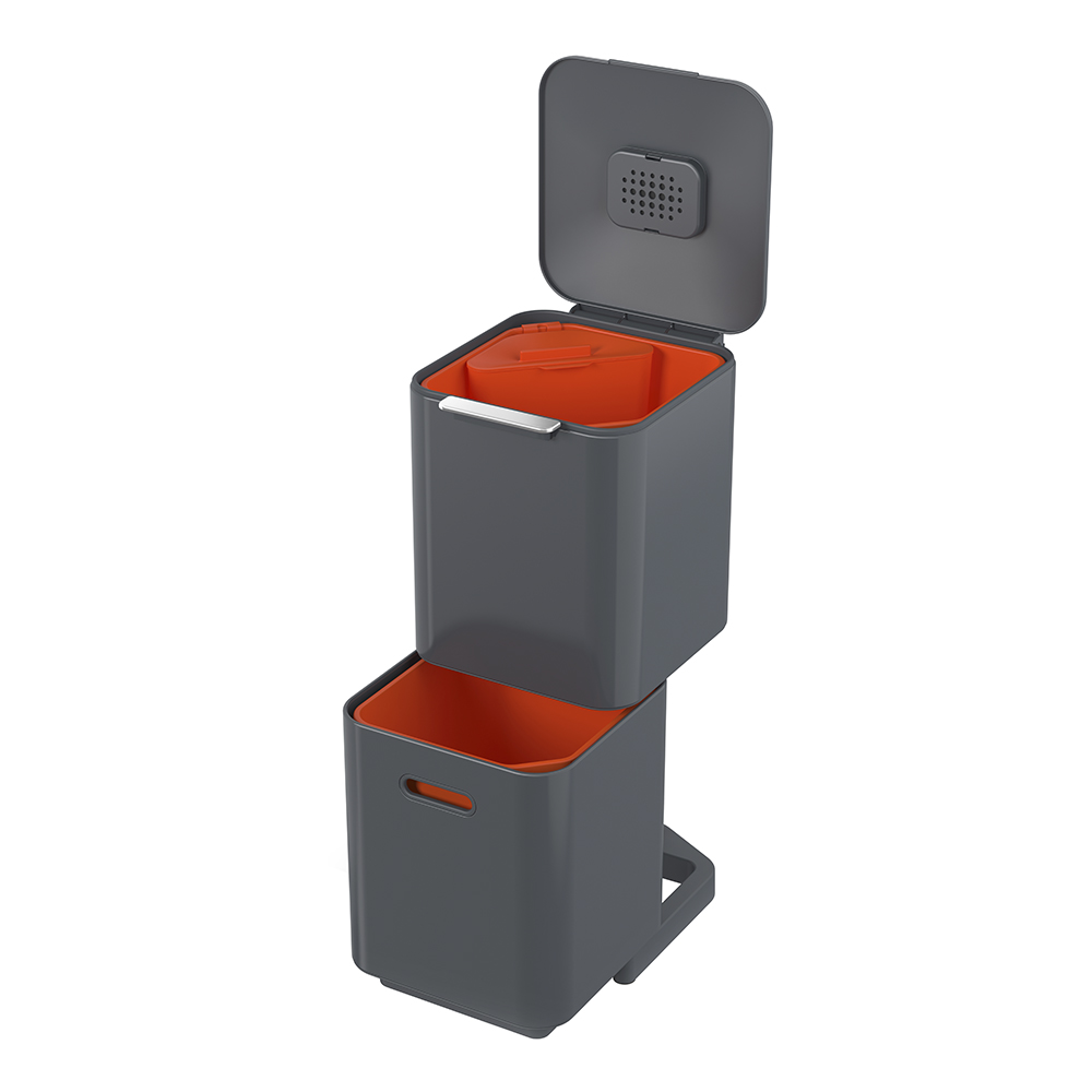 Joseph Joseph - Totem Compact Jätesäiliö Tummanharmaa