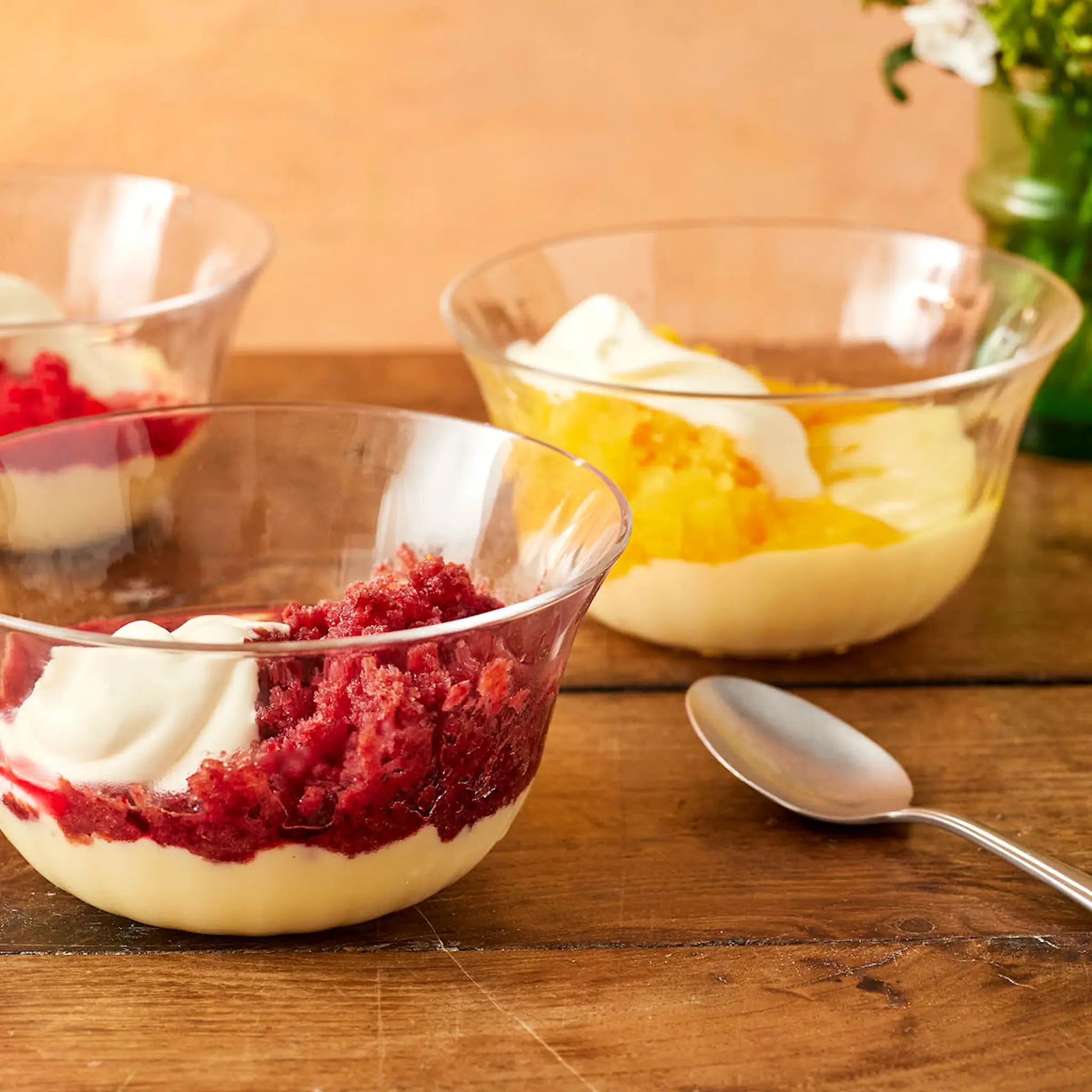 Jamie Oliver Big Love dessertskål 14 cm 4-pack glas räfflad