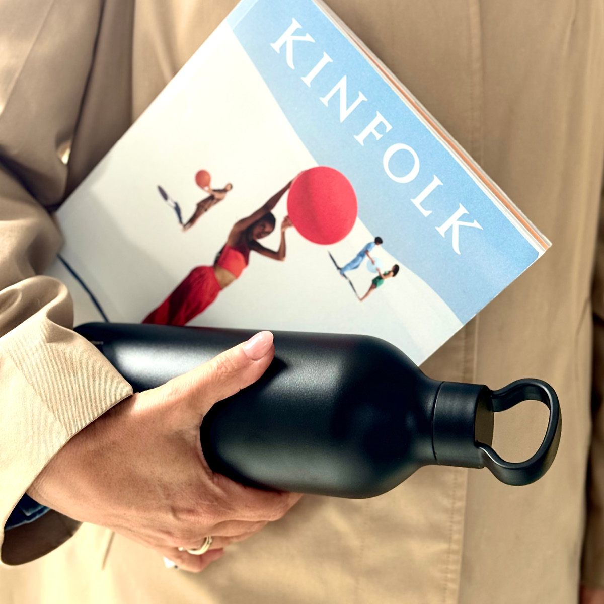 Stelton Tabi termoflaske 1L black