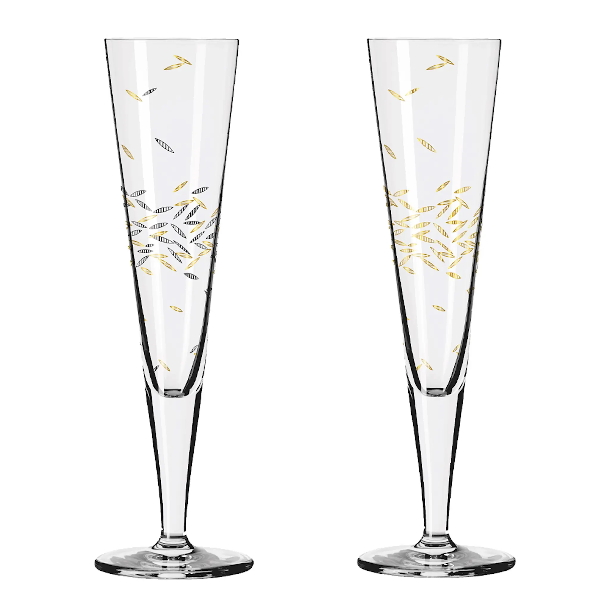 Ritzenhoff Goldnacht Champagneglas Mix 2-pack Guld