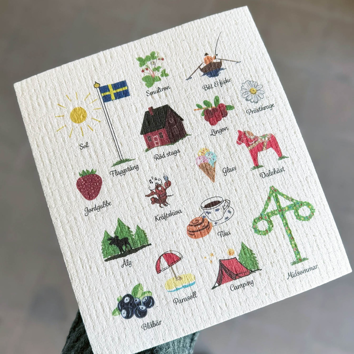 Mellow Design Disktrasa 17x20 cm Svenska Traditioner