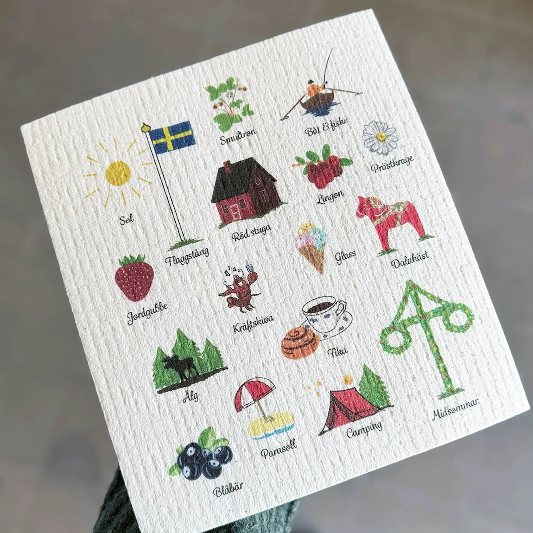 Mellow Design Disktrasa 17x20 cm Svenska Traditioner