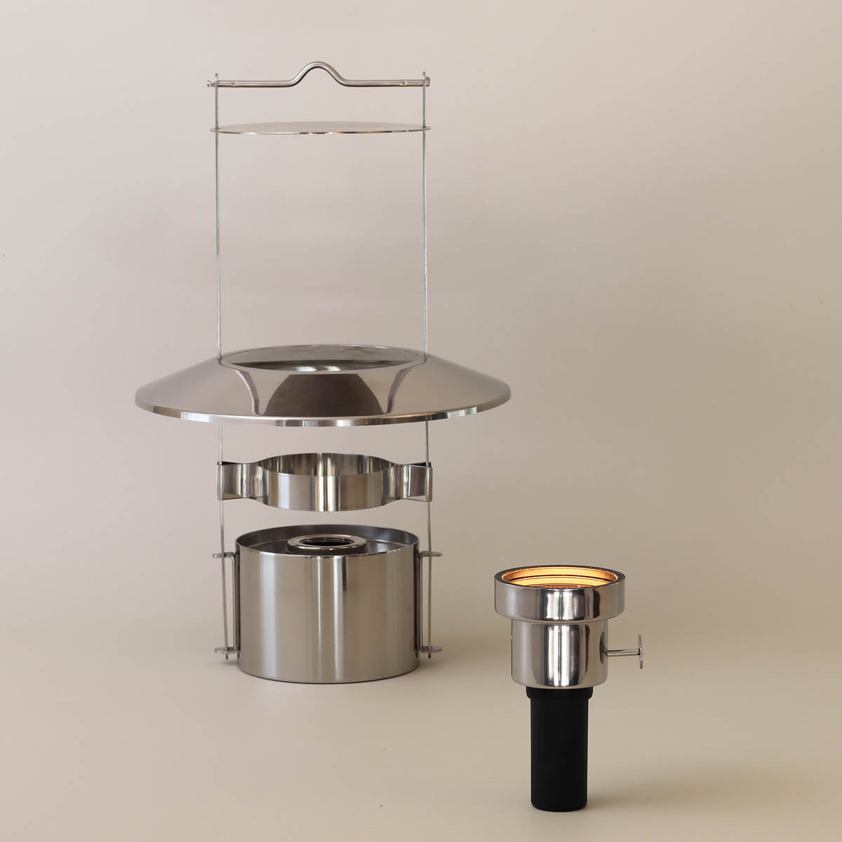 Stelton EM portable LED skeppslampa 43 cm stål
