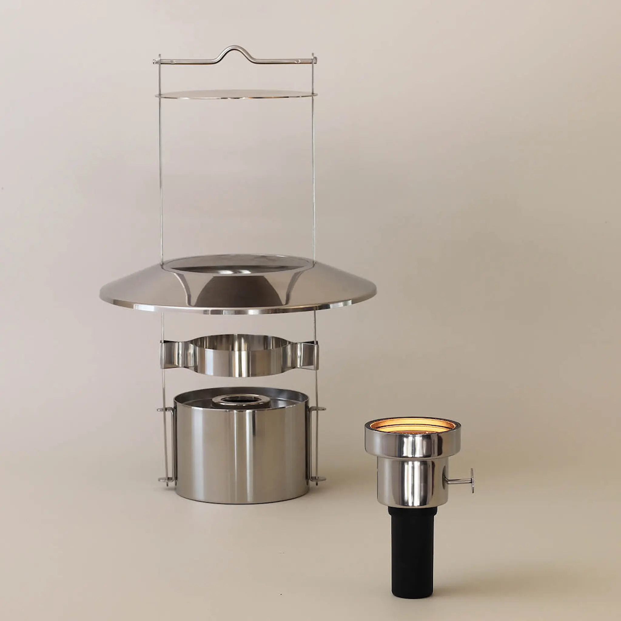 Stelton EM portable LED skeppslampa 43 cm stål