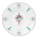 Lucia djup tallrik 22 cm vit/röd/grön