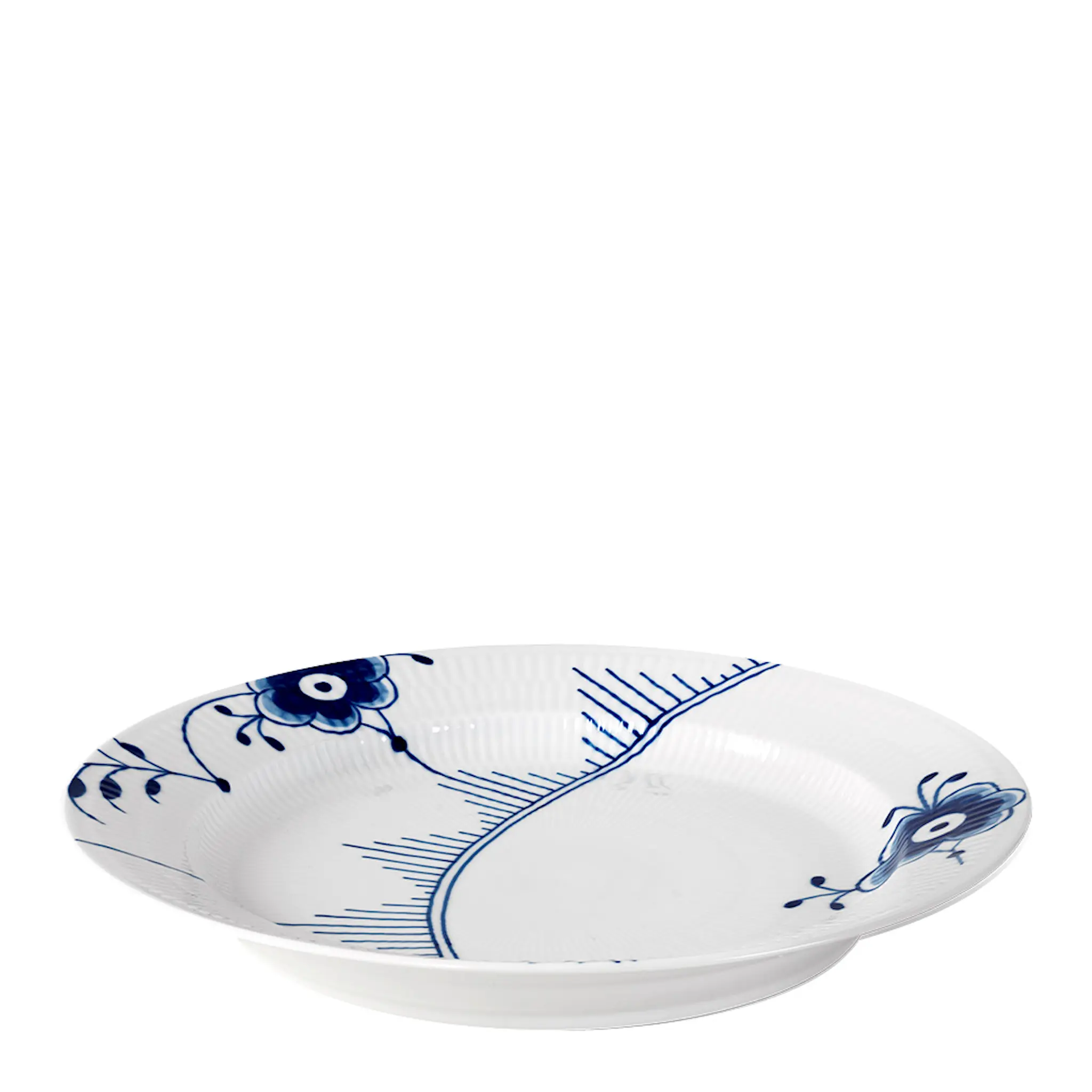 Royal Copenhagen Blue Mega Fluted runt serveringsfat 33 cm