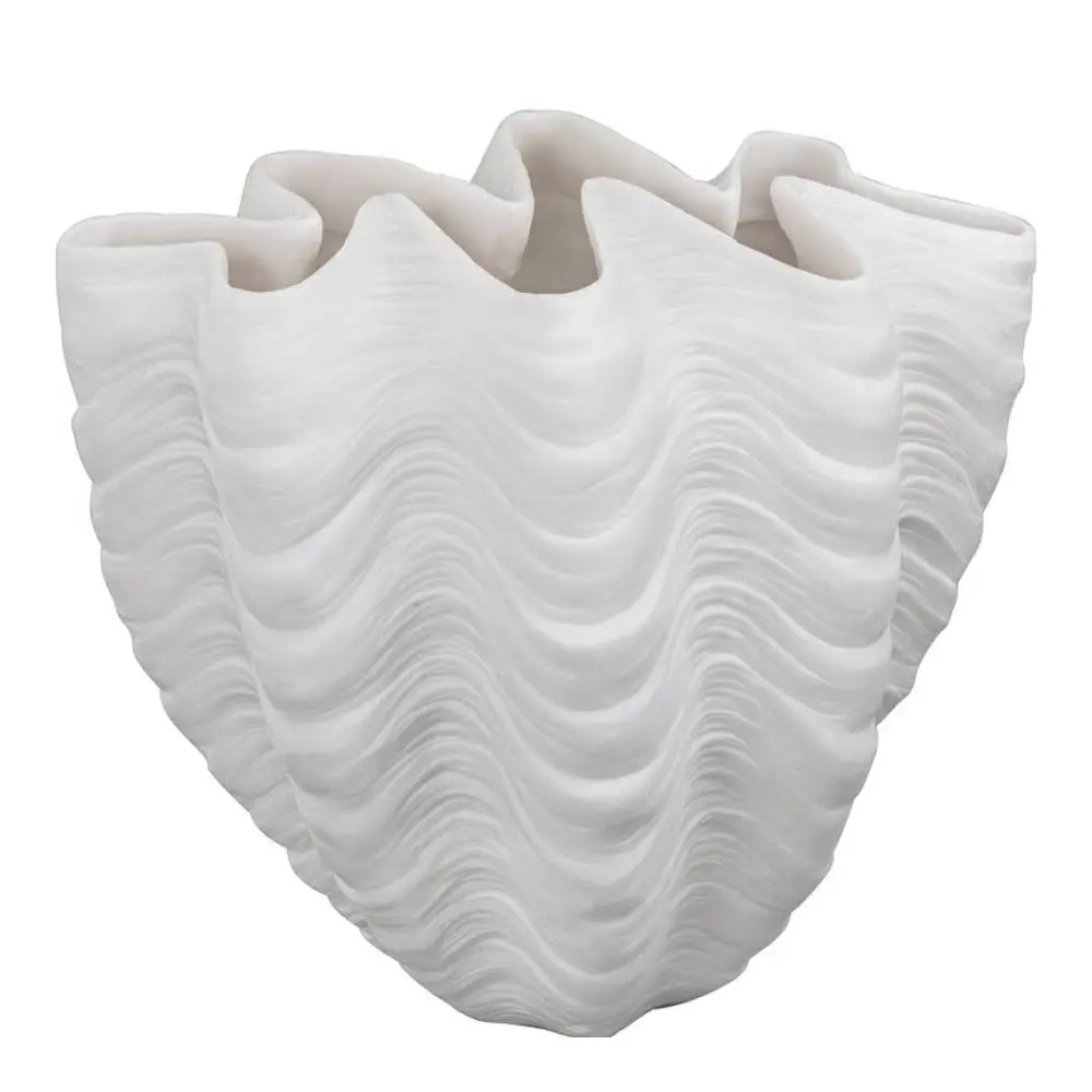 Shell Maljakko 36 cm Offwhite