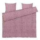 Bæk&Bølge påslakanset 220x220 cm plommon/rosa