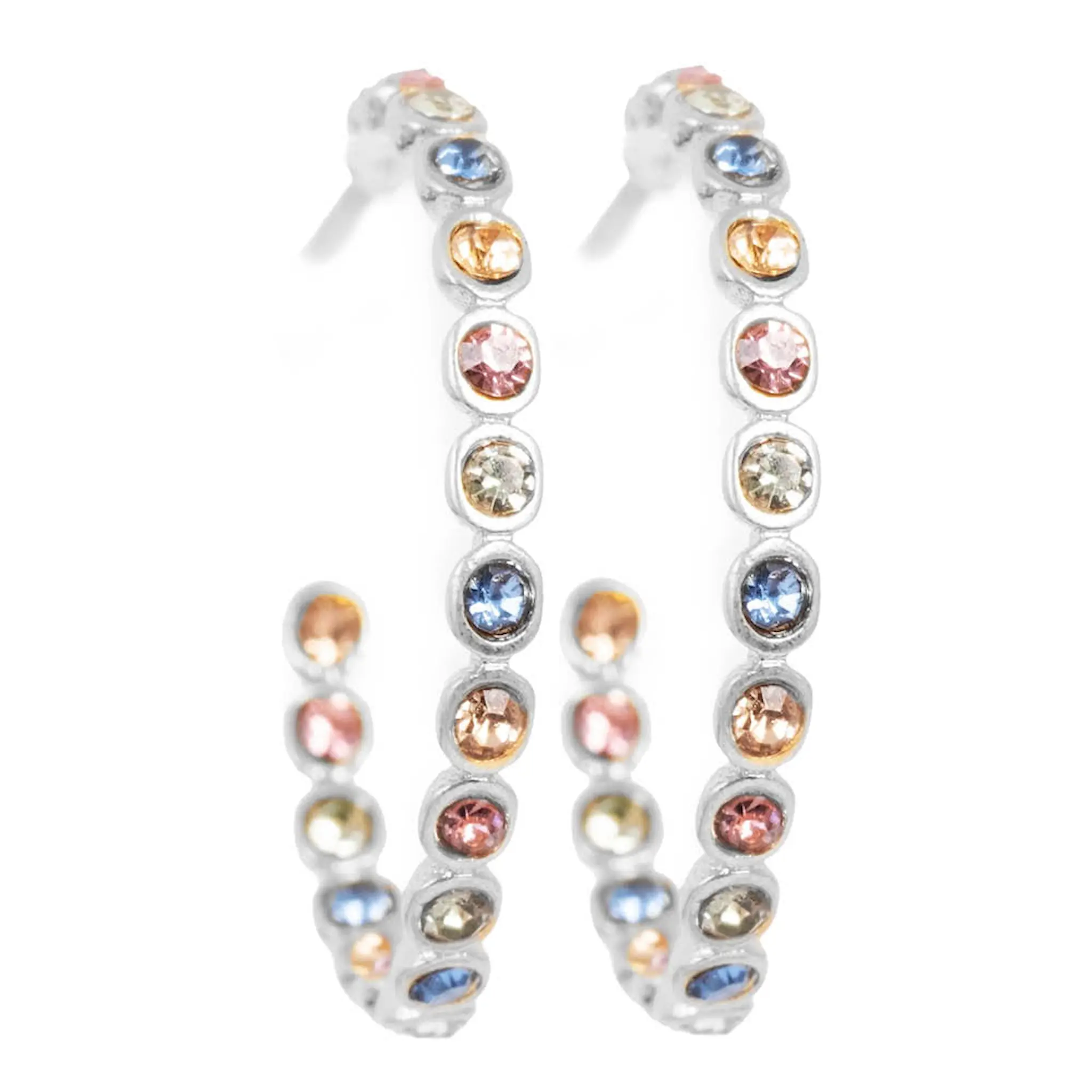 A&C Oslo AS Vibrance örhängen silver/multi