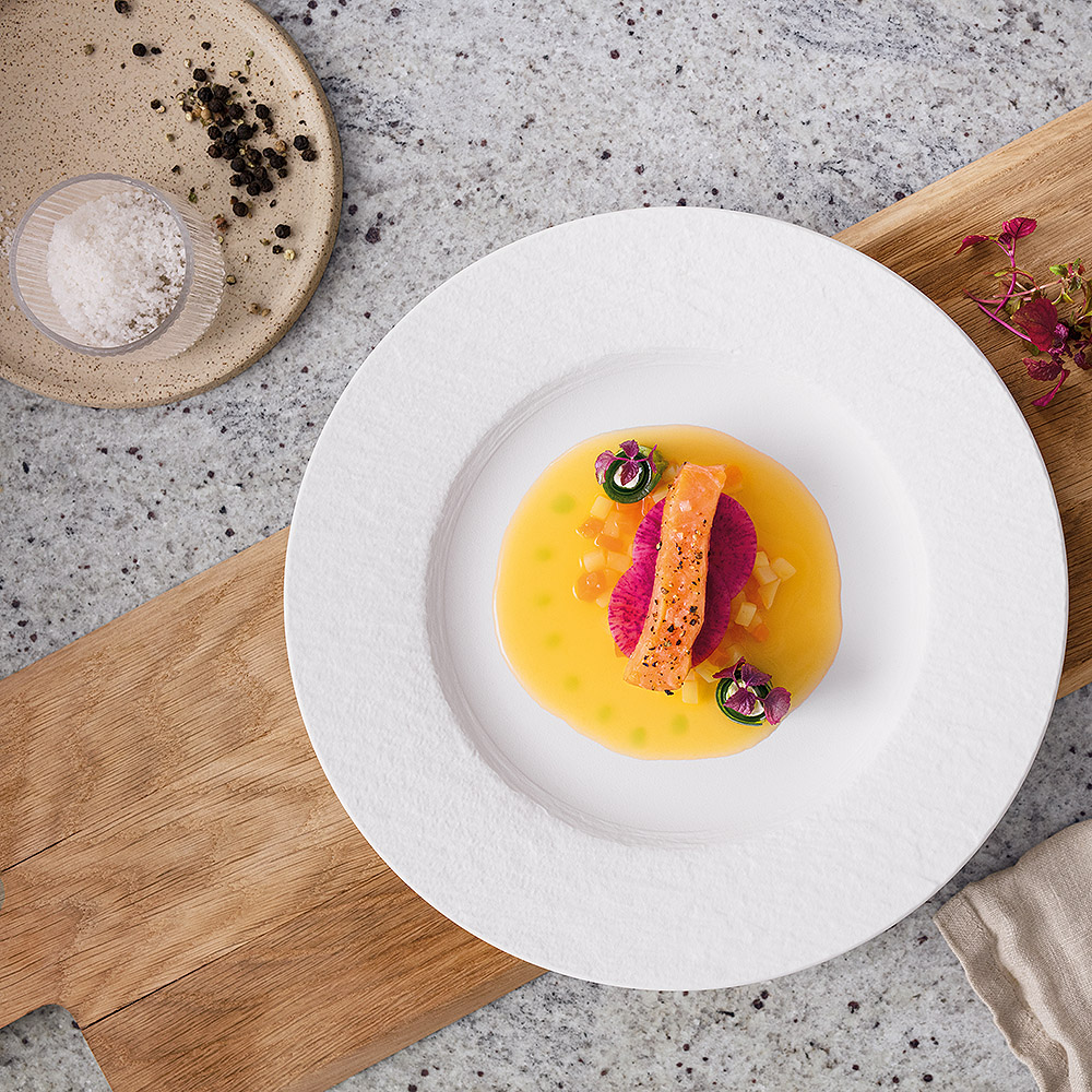 Villeroy & Boch Manufacture Rock Blanc tallerken 27 cm