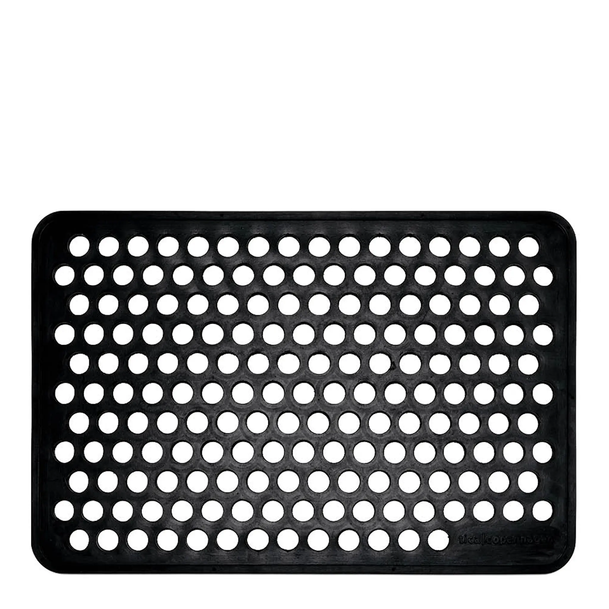 Tica Copenhagen Dot dörrmatta gummi 40x60 cm svart