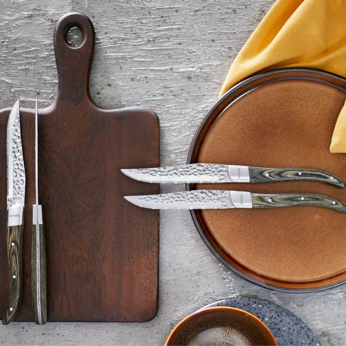 Amefa Royal Steak biffkniv 6 deler lunar