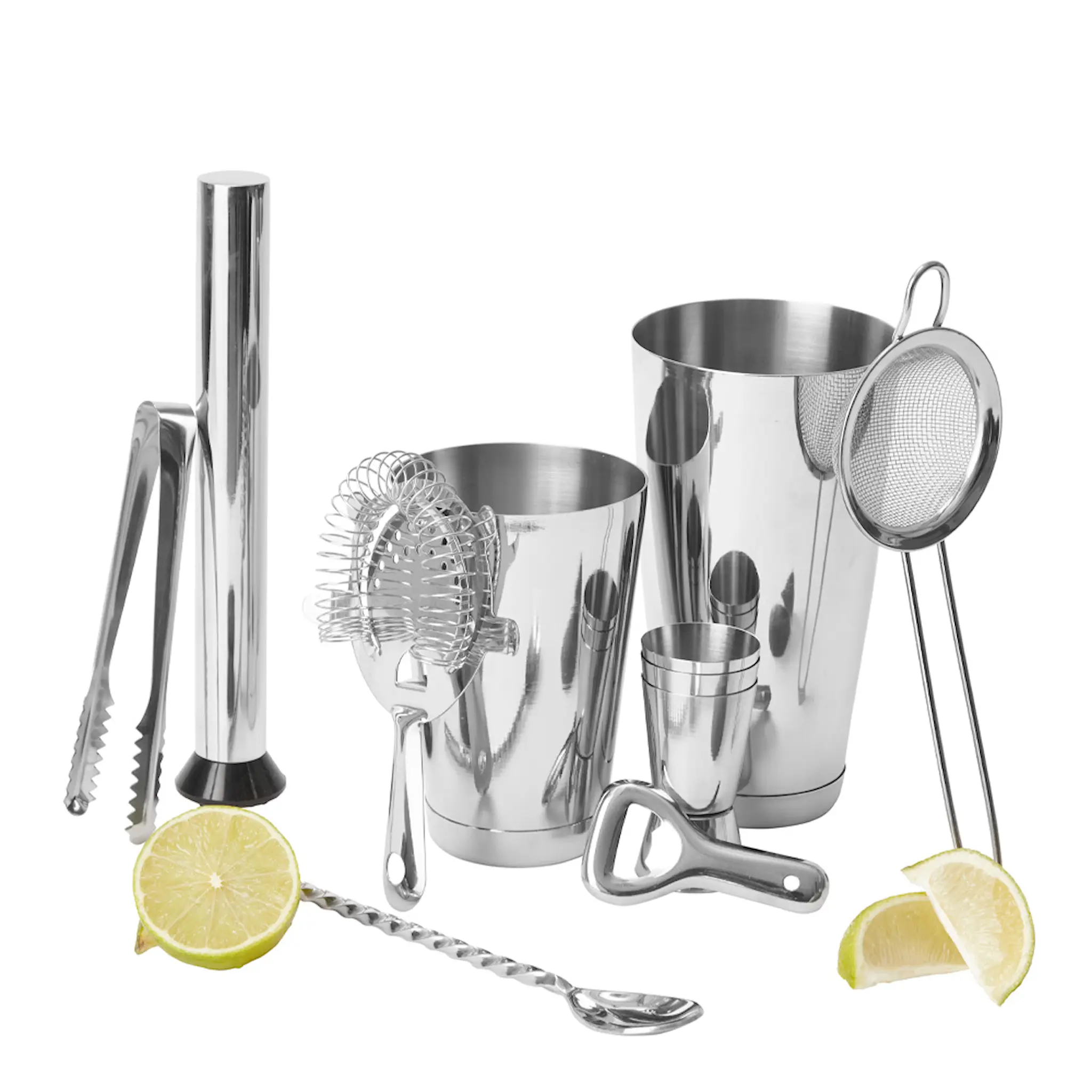 Stiernholm Drink Collection barsett 10 delar rustfritt stål hover