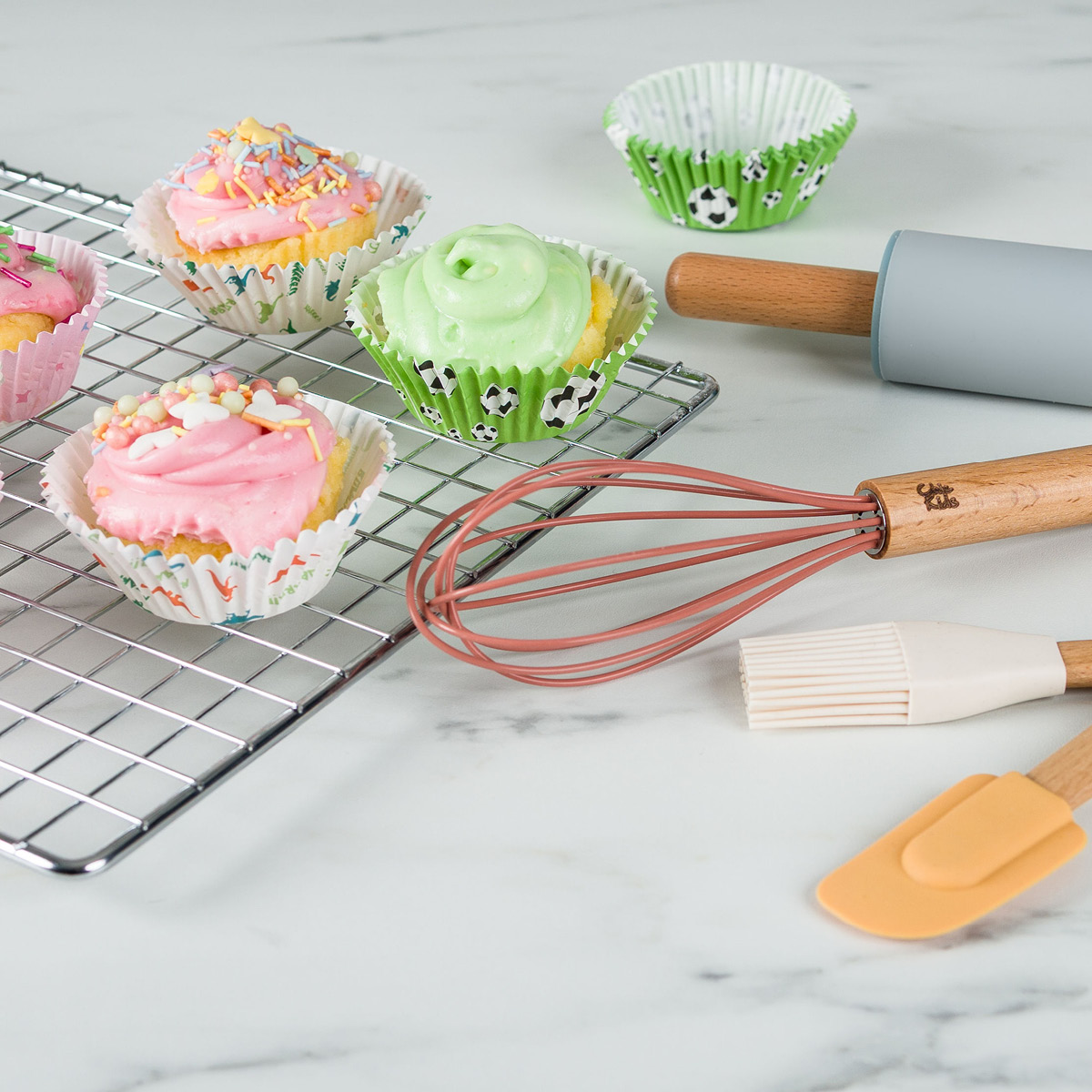 Modern House Chic kids Paperinen muffinivuoka 40 kpl Dinosaurus