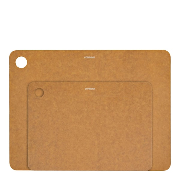 Skärbräda 2-pack brun