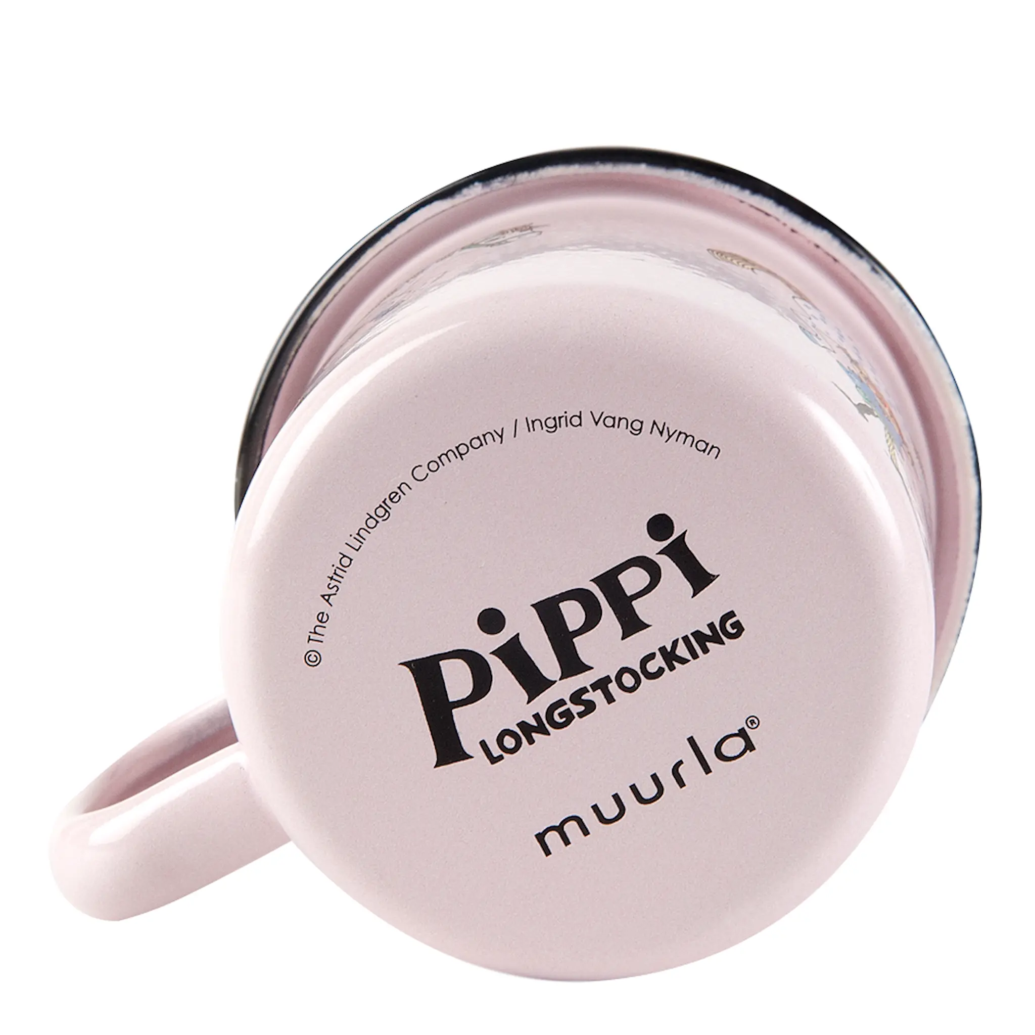 Muurla Peppi Emalimuki Peppi & Hevonen 1,5 dl Roosa