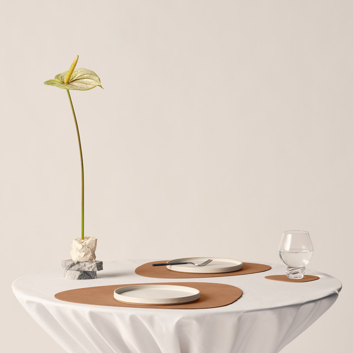 LIND DNA Curve Nupo Pöytätabletti 37x44 cm Nature