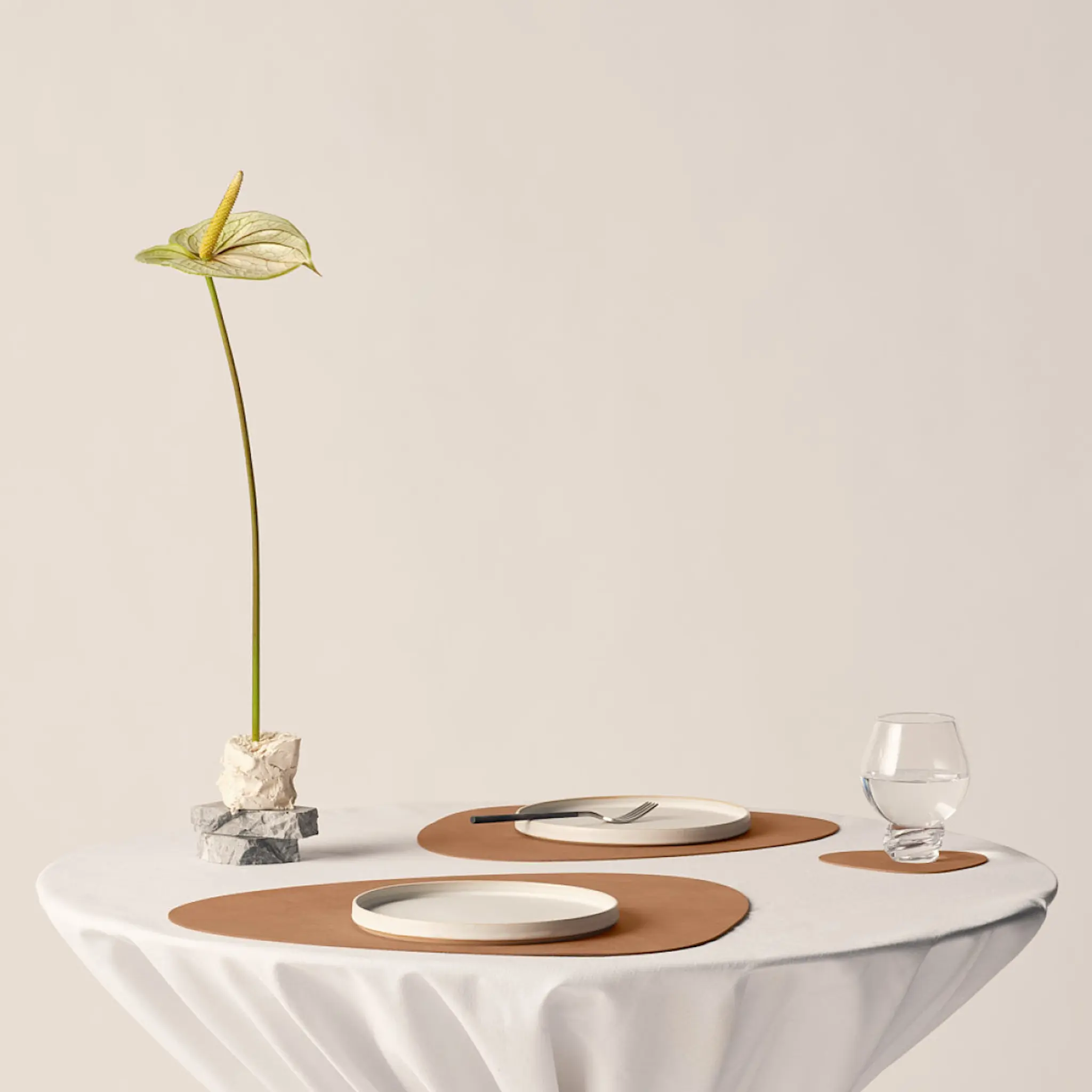 LIND DNA Curve Nupo Pöytätabletti 37x44 cm Nature