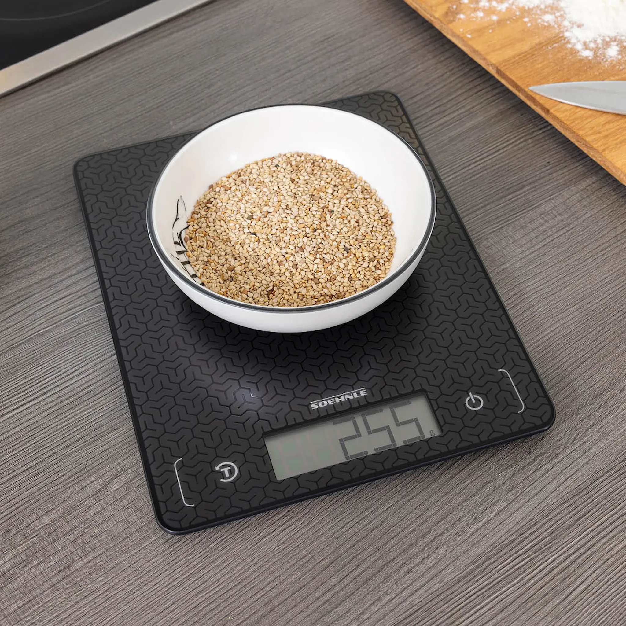 Soehnle Page Comfort köksvåg 10 kg mosaik svart