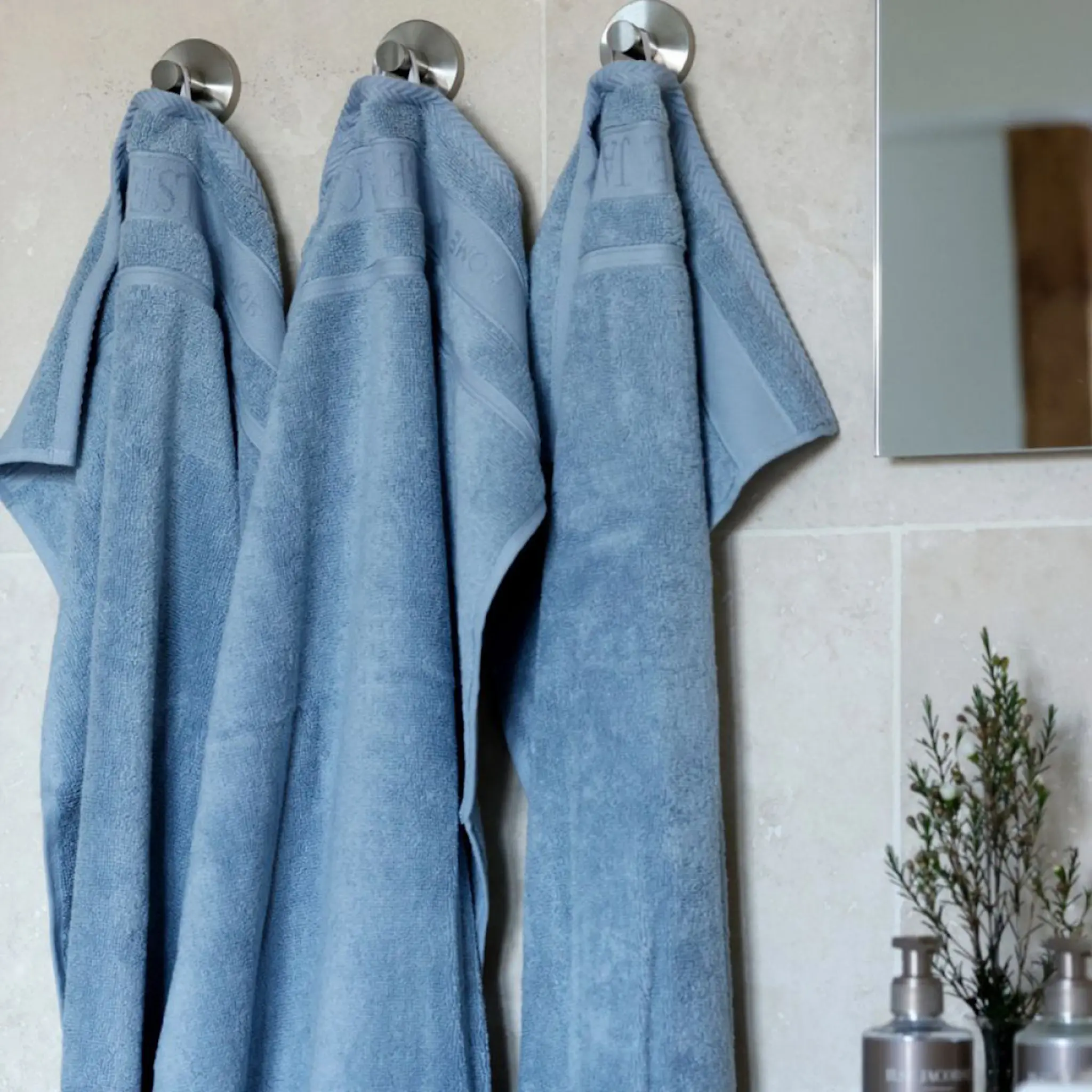 Home by Ilse Jacobsen Bath Collection gästhandduk 40x60 cm 2-pack powder blue