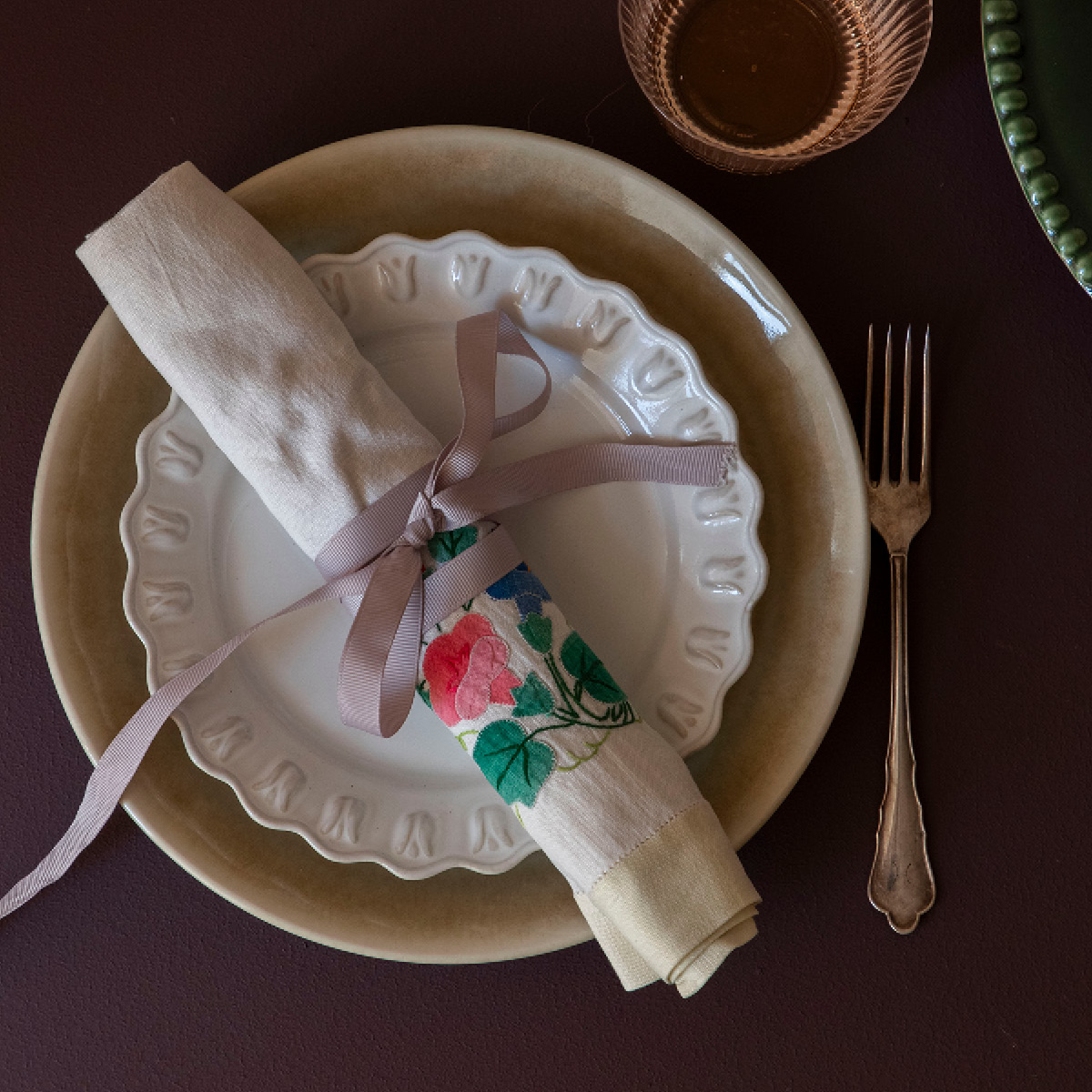 PotteryJo Tulipa tallerken 20 cm 2 stk hvit