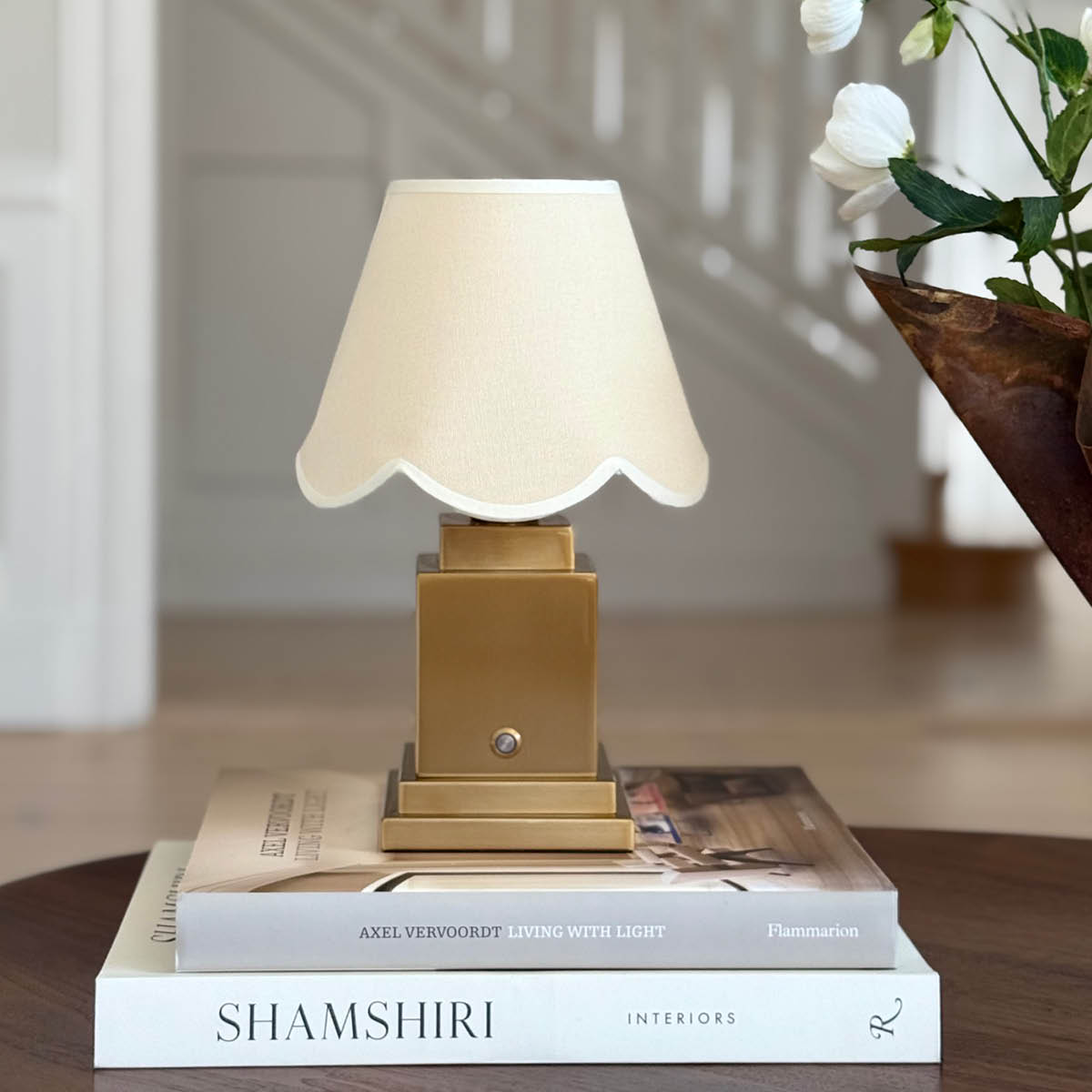 Von Norten Lampskärm 18 cm Beige scallop