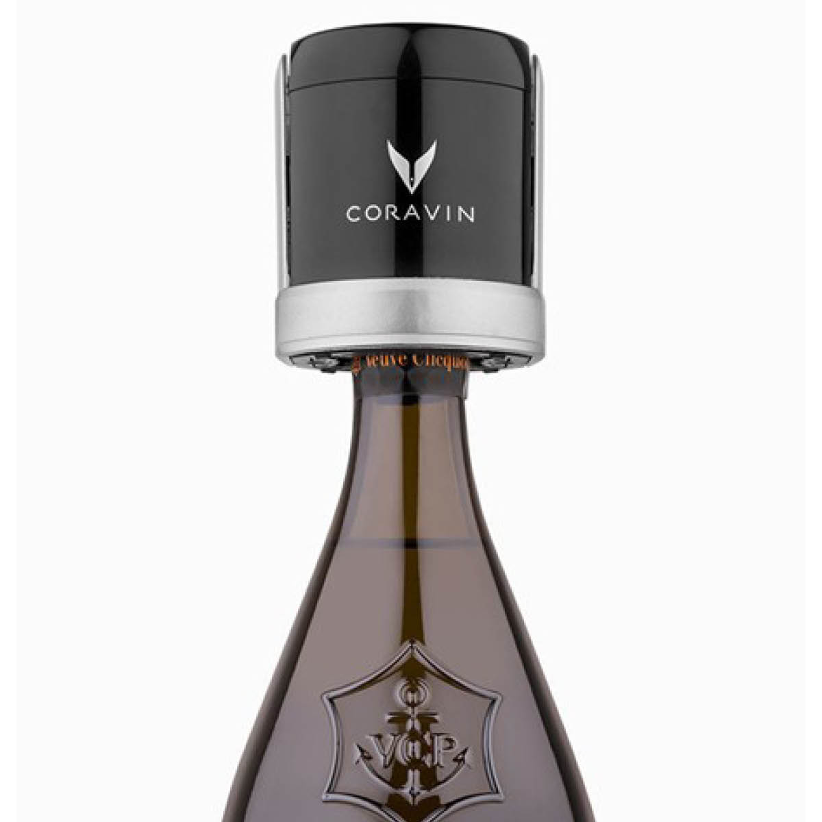 Coravin Sparkling vinbevaringssystem 5 deler sølv