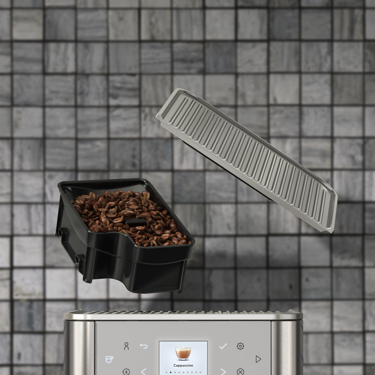 KitchenAid Täysautomaattinen espressokone KF6 Ruostumaton teräs