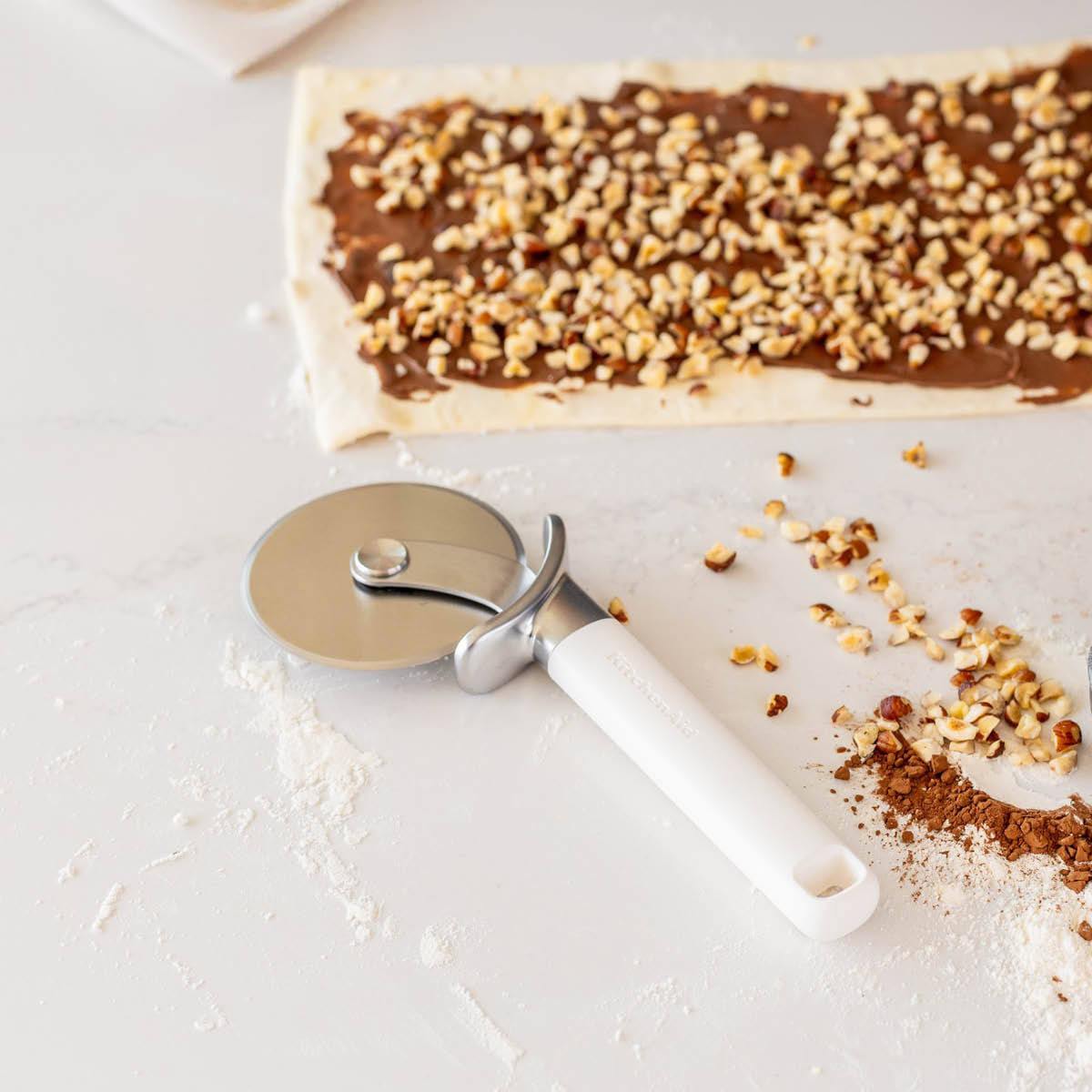 KitchenAid KitchenAid Classic pizzaskärare 24 cm porcelain white