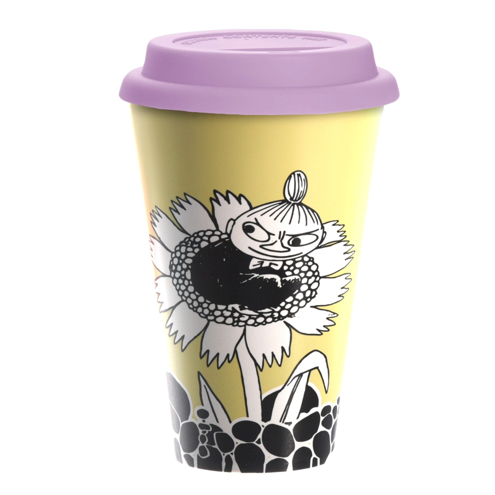 Nordicbuddies Mumin take away mugg 45 cl Lilla My med en bra idé gul