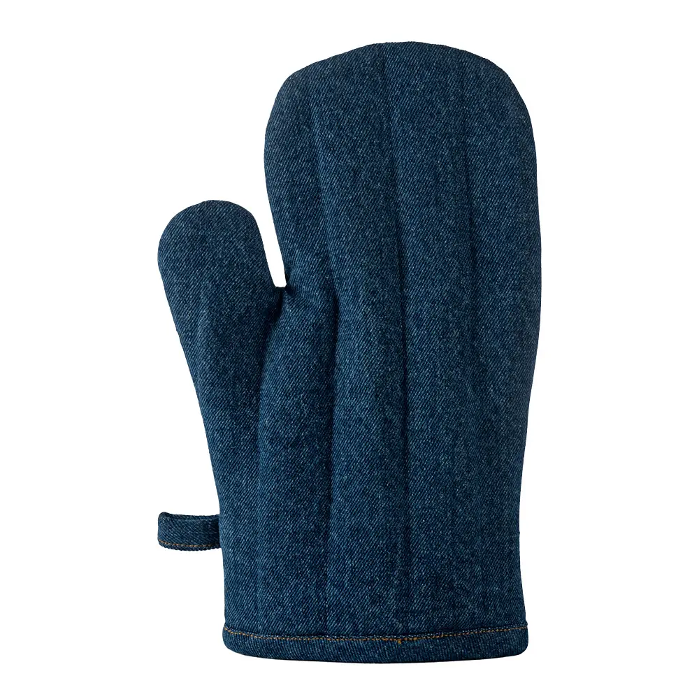 Aron denim grillvott blå