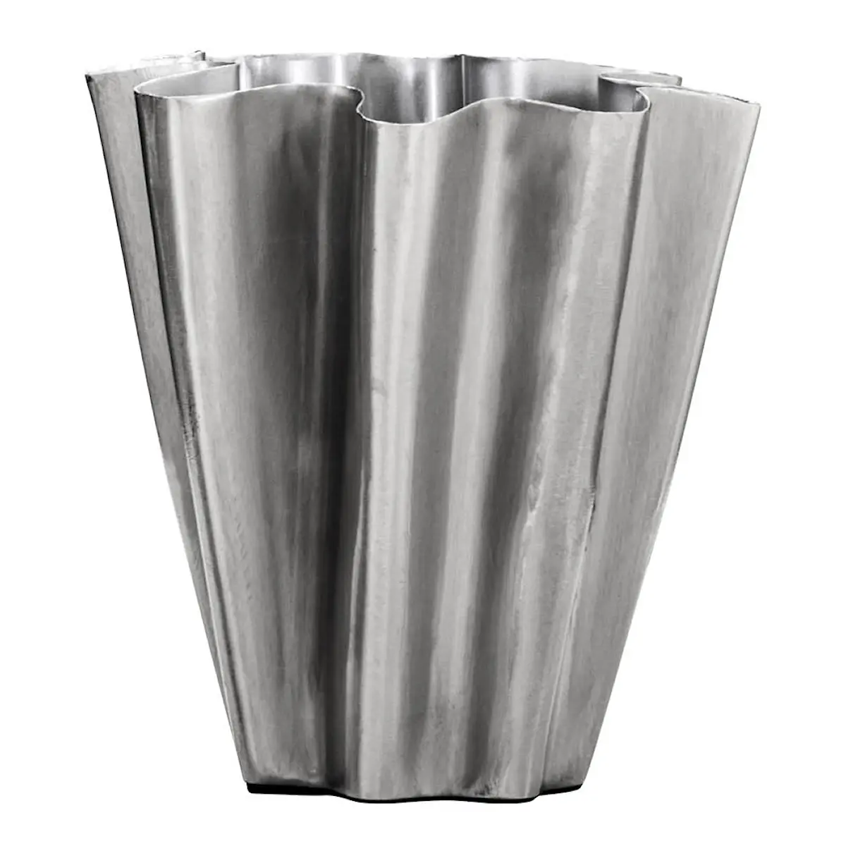 House Doctor Flood vas 13 cm borstad silverfinish