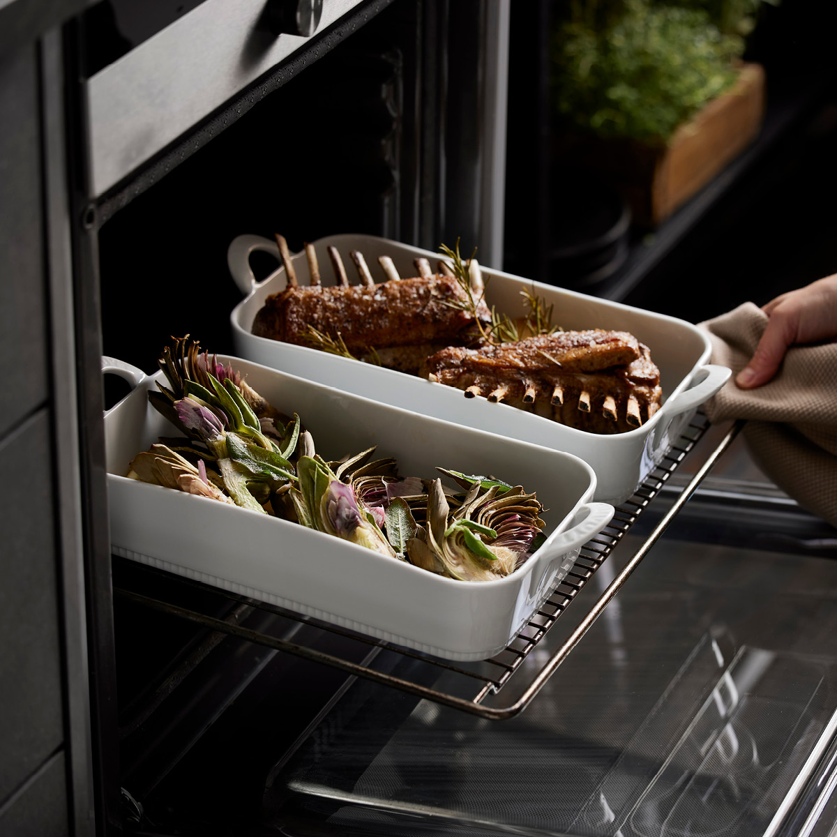 Pillivuyt Toulouse Uunivuoka 2,2 L 2 kpl Valkoinen