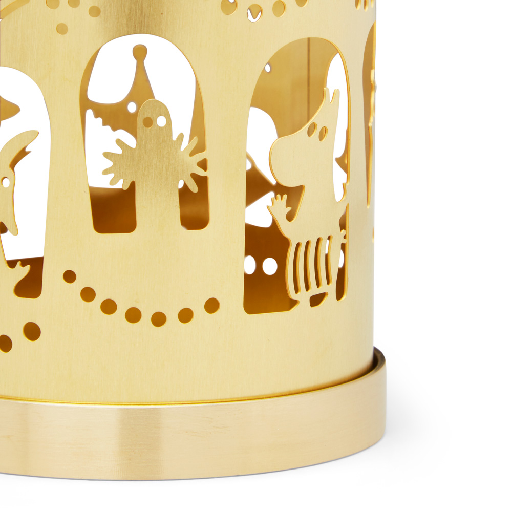 Skultuna Skultuna x Moomin - Muminhuset Ljuslykta 16 cm Mässing