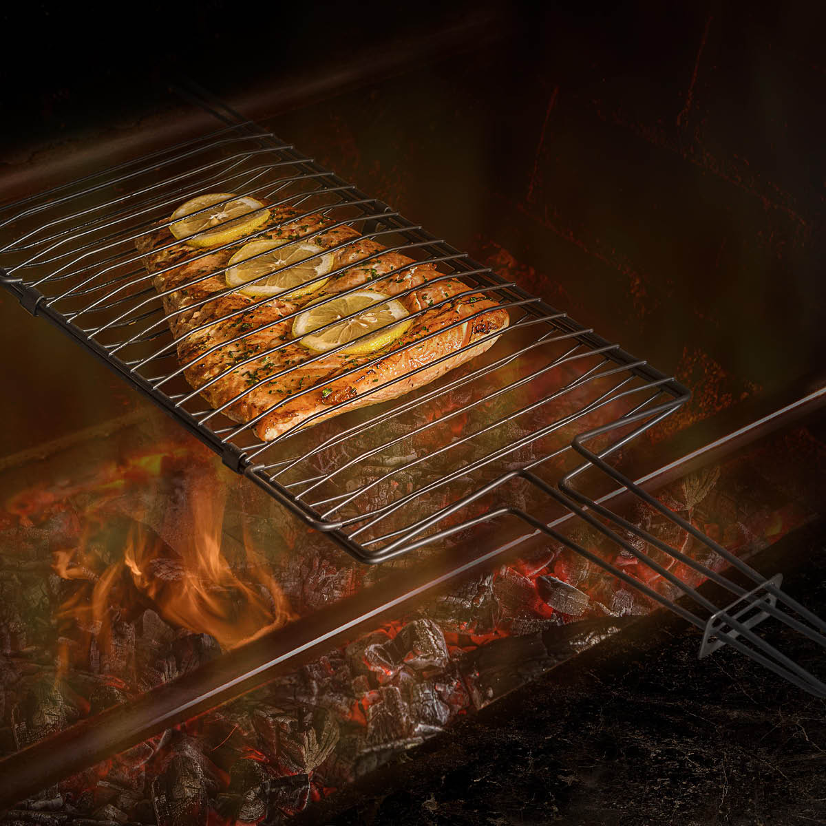 Tramontina Black Collection grillrist foldbar svart